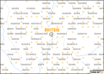 map of Okitsiu