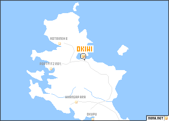 map of Okiwi