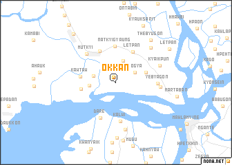 map of Okkan