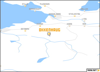 map of Okkenhaug