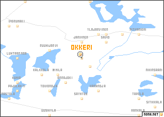 map of Okkeri