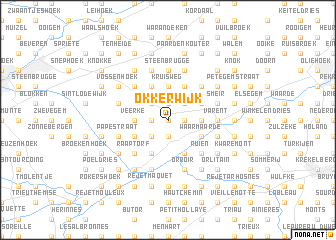 map of Okkerwijk