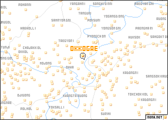 map of Okkogae