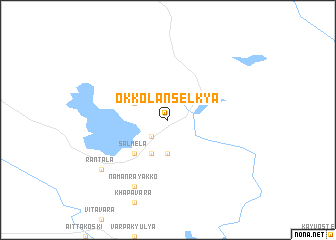 map of Okkolanselkya