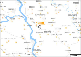 map of Ok-kol