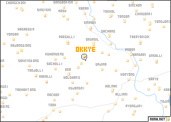 map of Okkye