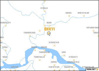 map of Okkyi