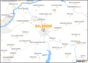 map of Oklahoma