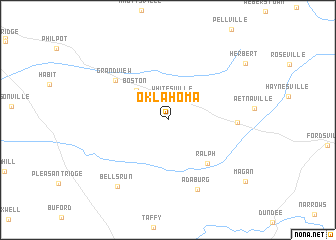 map of Oklahoma