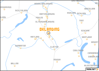 map of OK Landing