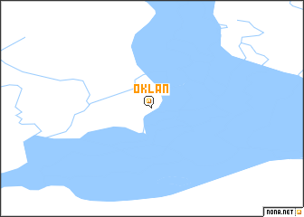 map of Oklan