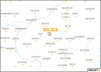 map of Okluca