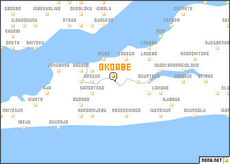 map of Oko Abe