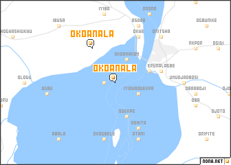 map of Oko Anala