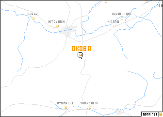 map of Okoba