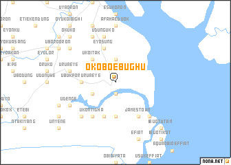 map of Okobo Ebughu
