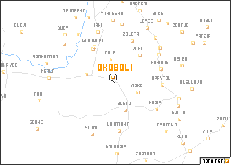 map of Oko Boli