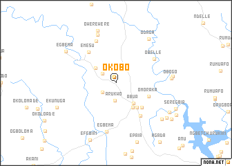 map of Okobo