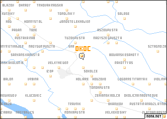 map of Okoč