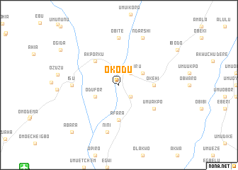 map of Okodu