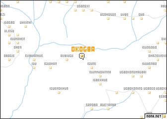 map of Okogba