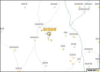 map of Okohia