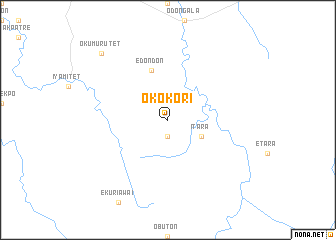 map of Okokori