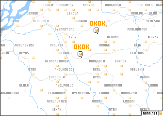 map of Okok