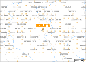 map of Okoliite