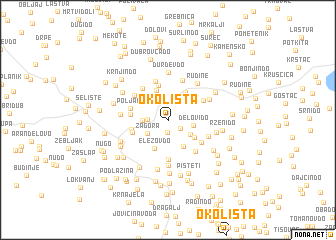 map of Okolišta
