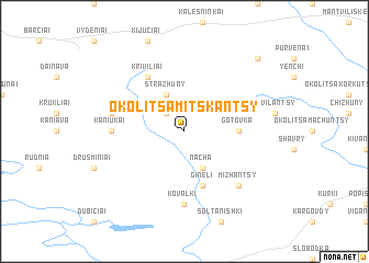 map of Okolitsa Mitskantsy