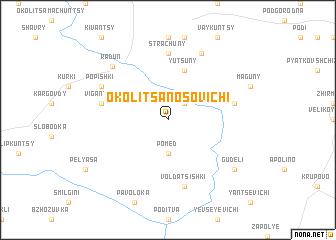 map of Okolitsa Nosovichi