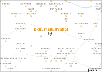 map of Okolitsa Vaydagi