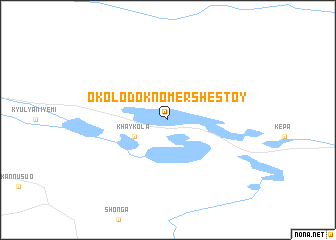 map of Okolodok Nomer Shestoy