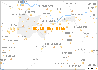 map of Okolona Estates