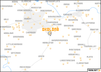 map of Okolona