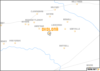 map of Okolona