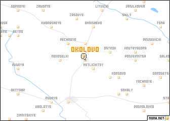 map of Okolovo