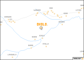 map of Okolo