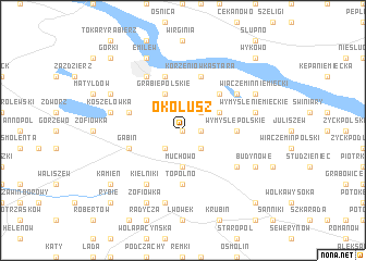 map of Okolusz