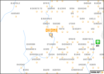 map of Okome