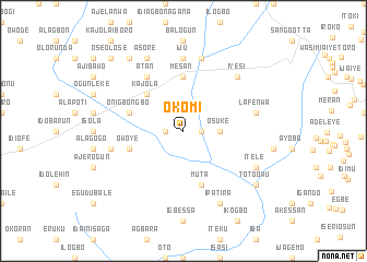 map of Okomi