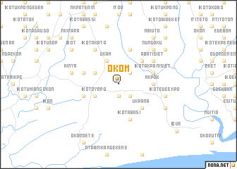 map of Okom