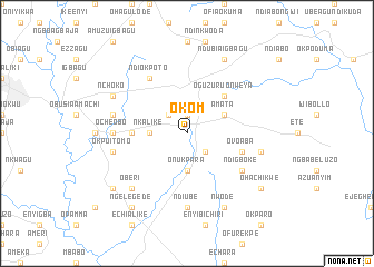 map of Okom
