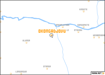 map of Okonga Djovu