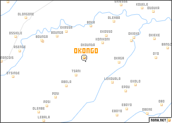 map of Okongo