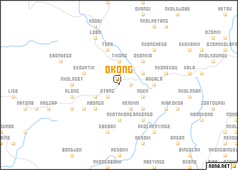 map of Okong