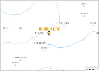 map of Okonolene