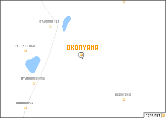 map of Okonyama