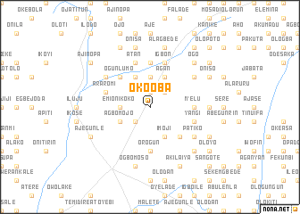 map of Oko Oba